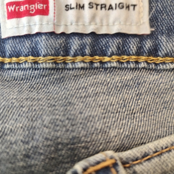 New With Tags Wrangler Five Star Slim Straight Leg 38 x 32 - Picture 7 of 7
